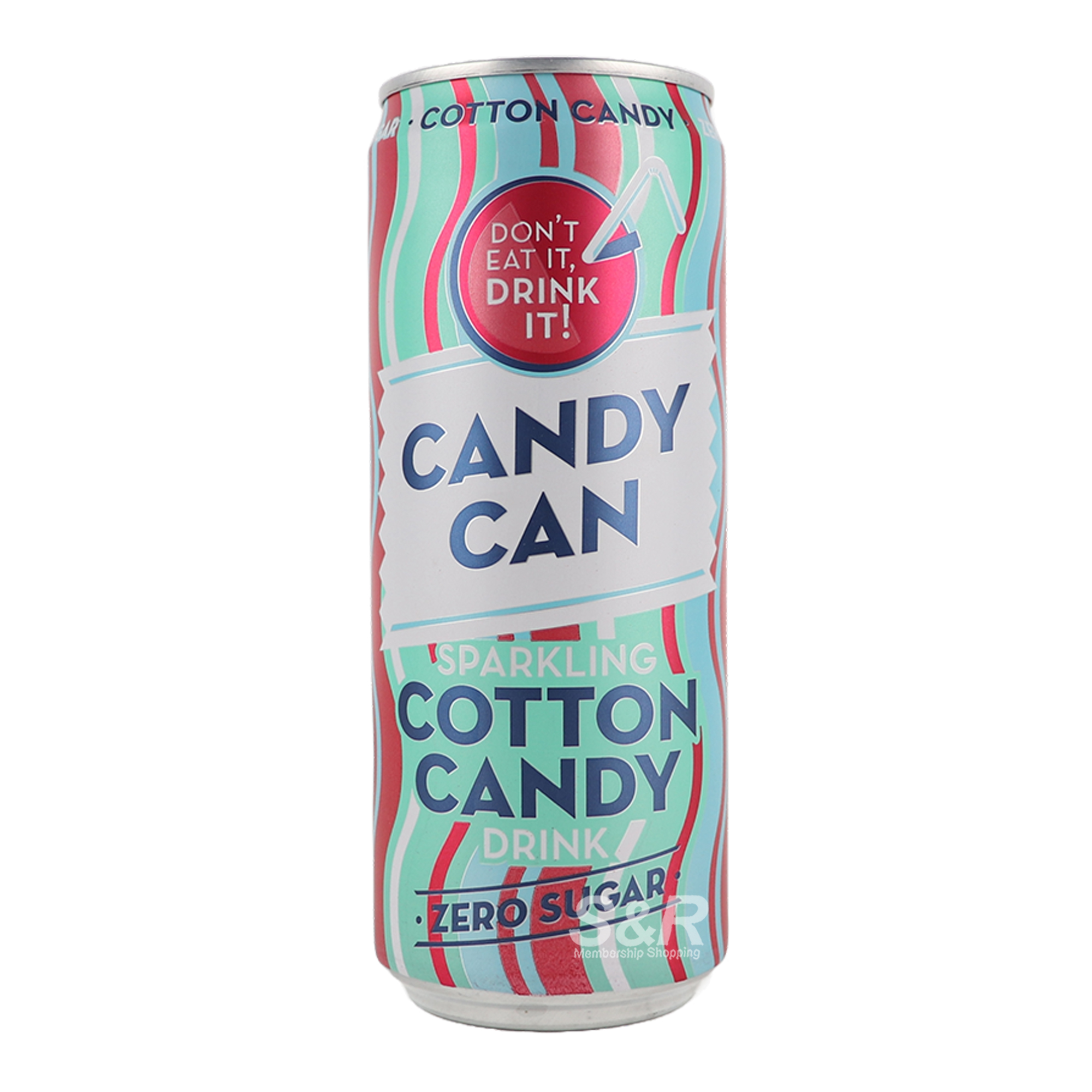 Candy Can Sparkling Cotton Candy Drink 330 mL Candy Can Sparkling Cotton Candy Drink 330 mL